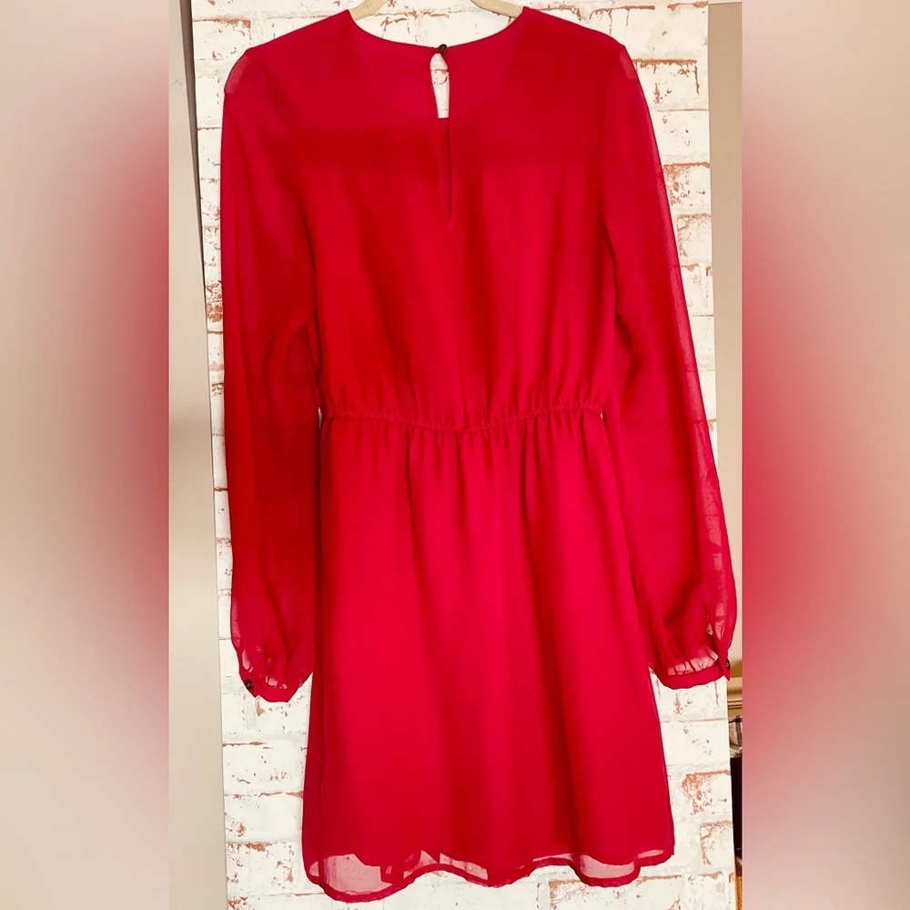 Twelfth Street by Cynthia Vincent Vibrant Red Dress Size S